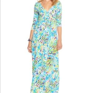 Lilly Pulitzer Gloria Maxi in Sea Soirée